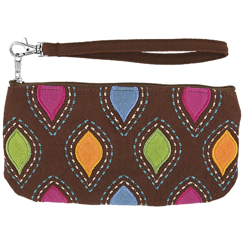 Wallets with durable stitching-Far East Wristlet