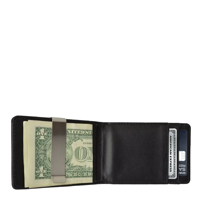 Backpack durable leather-Minimalist Leather Money Clip Wallets