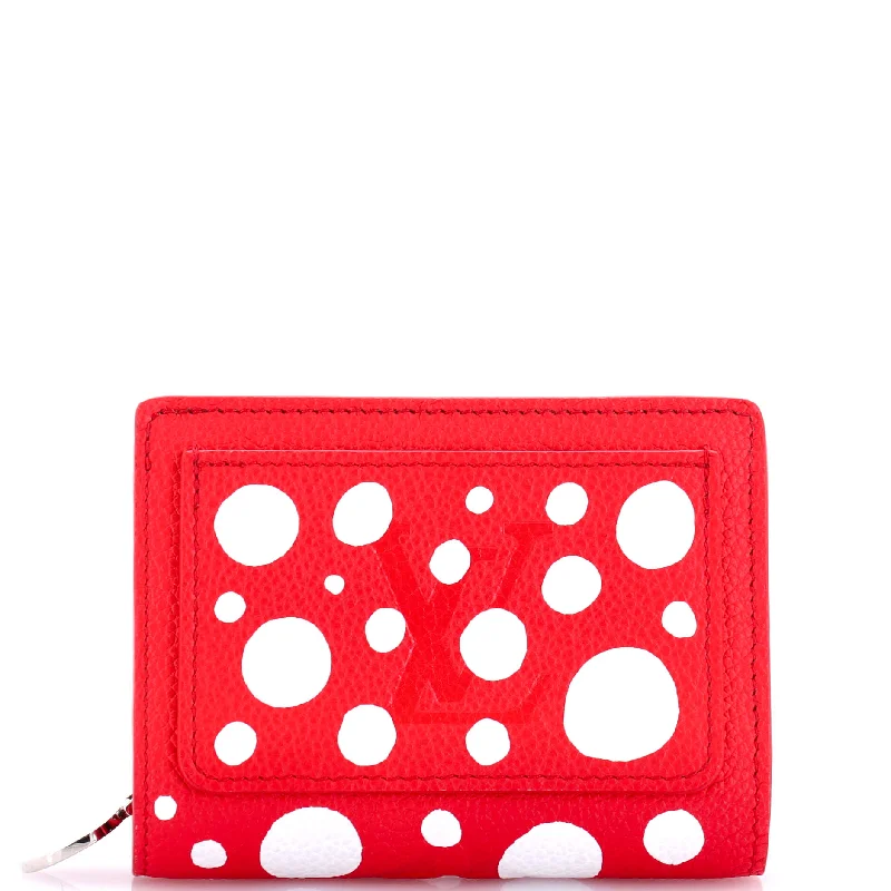 Wallets for card slots-Clea Wallet Yayoi Kusama Infinity Dots Monogram Empreinte Giant