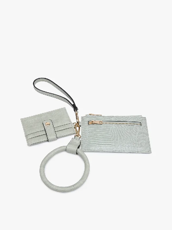 Backpack with large mouth-Libby Vegan Wallet Bangle