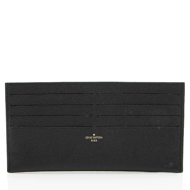 Wallets for outdoor adventures-Louis Vuitton Calfskin Felicie Insert