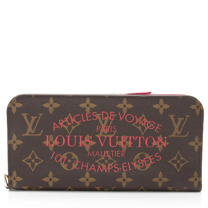 Keychains with animal charms-Louis Vuitton Limited Edition Monogram Canvas Ikat Insolite Wallet