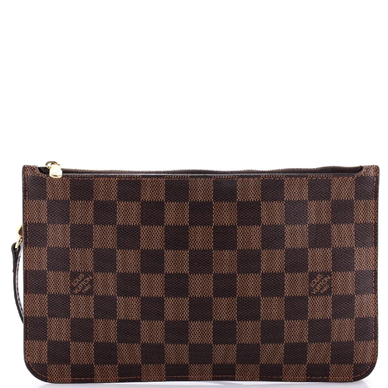 Keychains with rubber hooks-Neverfull Pochette Damier Large