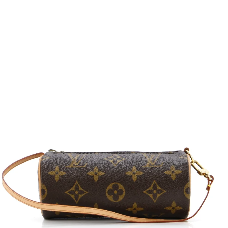 Keychains with travel straps-Papillon Pochette Monogram Canvas Mini