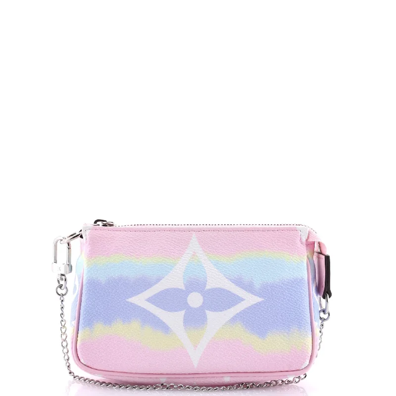 Keychains with gem straps-Pochette Accessoires Limited Edition Escale Monogram Giant Mini