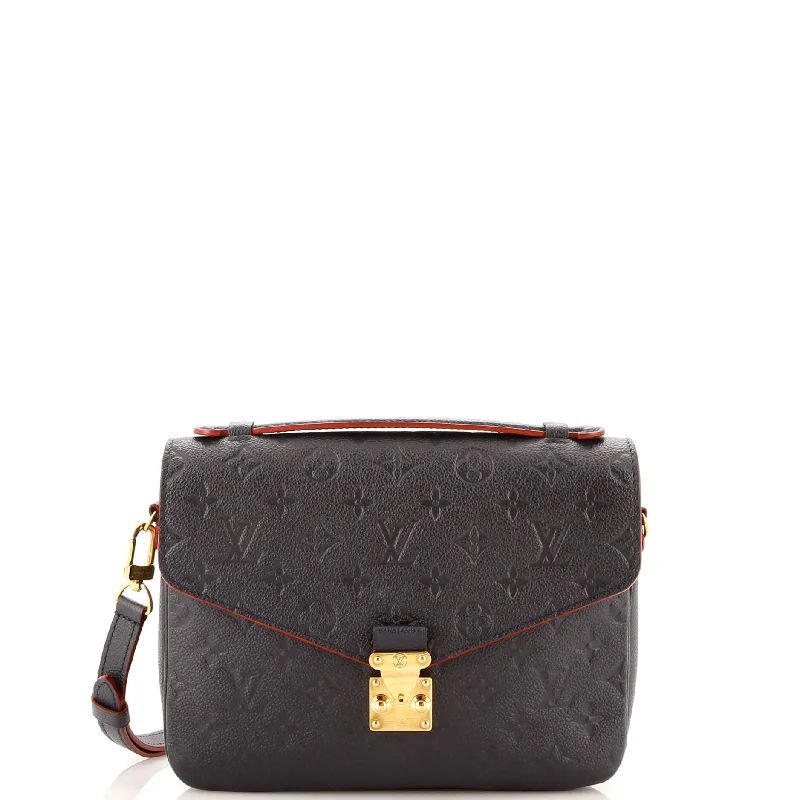 Wallets with hidden flaps-Pochette Metis Monogram Empreinte Leather East West