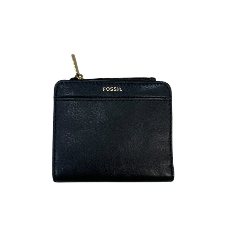 Backpack with comfy straps-Wallet Leather By Fossil, Size: Small