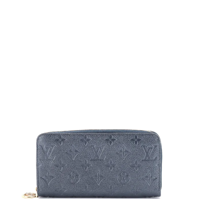 Keychains with sleek hooks-Zippy Wallet Monogram Empreinte Leather