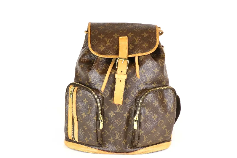 Handbag satin fabric-Louis Vuitton Bosphore Backpack