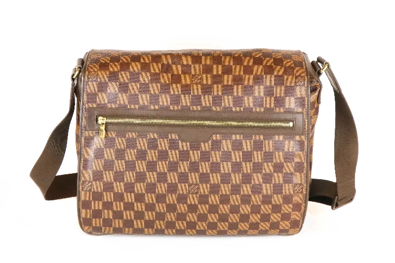 Handbag suede texture-Louis Vuitton Damier Ebene Spencer Bag