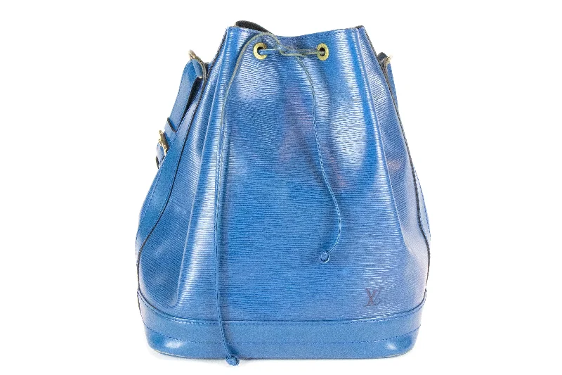 Handbag studded look-LOUIS VUITTON  Epi Noe Bag (Blue)