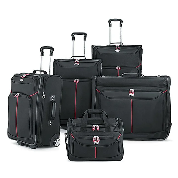 Suitcase with clothing organizer-American Tourister Bonneville 5-Piece Luggage Set on Two Wheels