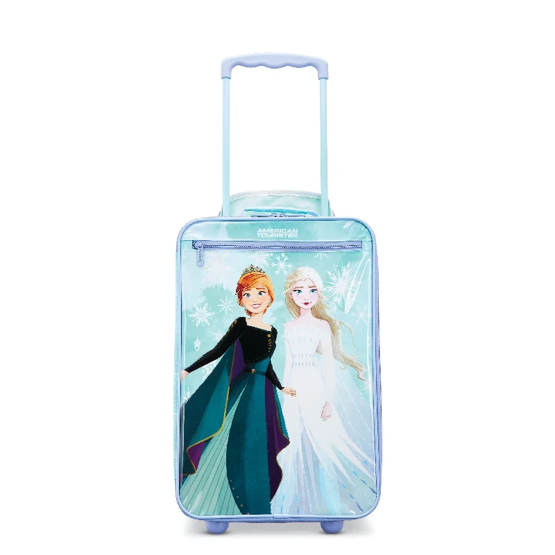 Suitcase with front zipper-American Tourister Disney Kids 18" Upright Luggage - Frozen