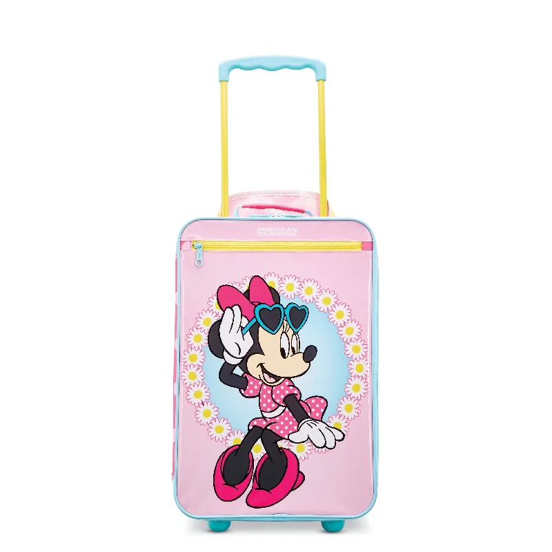 Suitcase for casual trips-American Tourister Disney Kids 18" Upright Luggage - Minnie