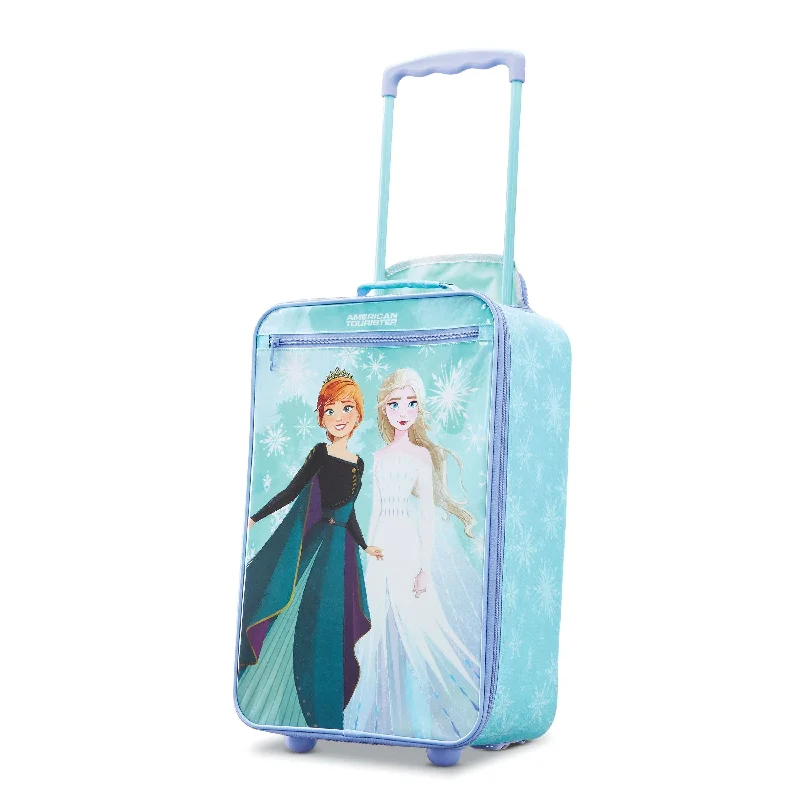 Suitcase for tropical vacations-American Tourister Disney Kids Upright Carry-On - Frozen