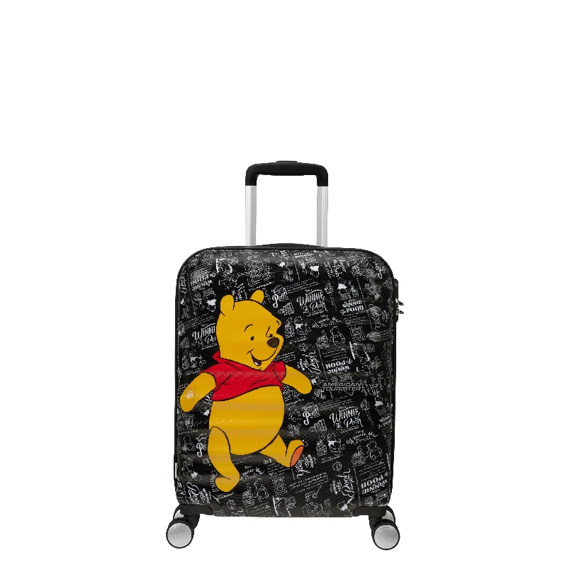 Suitcase with ventilation-American Tourister Disney Wavebreaker Spinner Carry-On Luggage - Winnie The Pooh