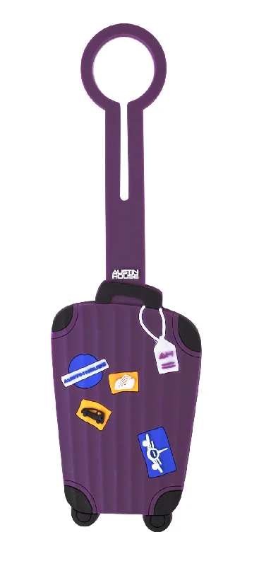 Suitcase for hot weather-Austin House Classic Luggage Tag - Travel Stickers