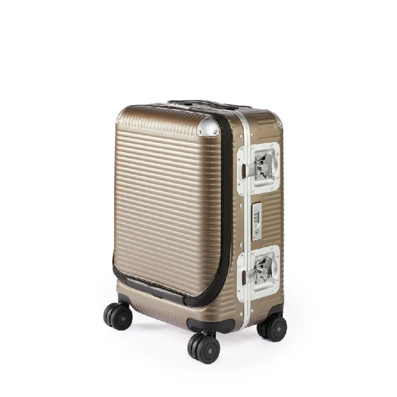 Suitcase with front pocket-Bank Light Spinner 53 Front Pocket