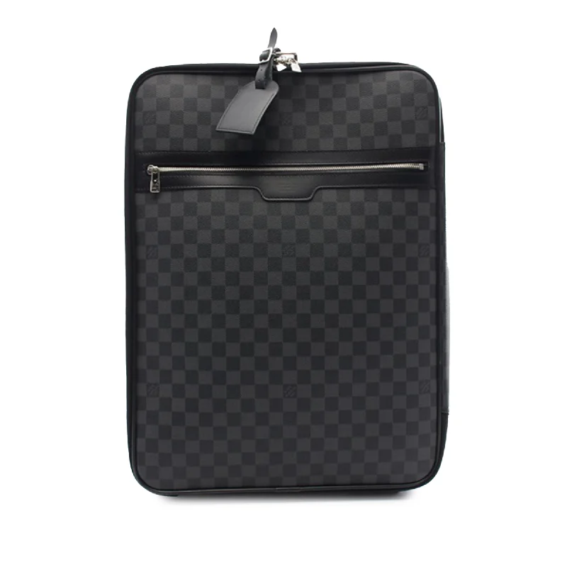 Handbag sold out-Black Louis Vuitton Damier Graphite Pegase 55 Travel Bag