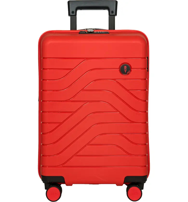 Suitcase with removable pouch-Bric's B/Y Ulisse 21" Spinner Hardside 08430