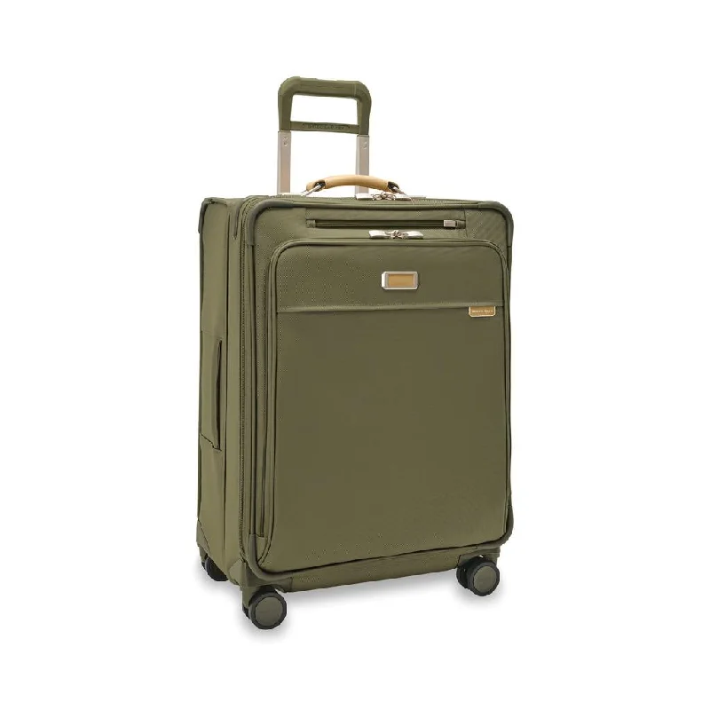 Durable suitcase for women-Briggs & Riley Baseline Medium Expandable Spinner