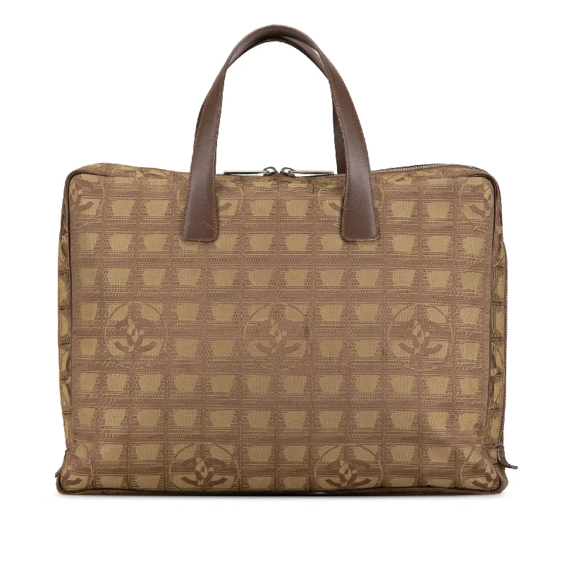 Handbag local designers-Brown Chanel New Travel Line Handbag