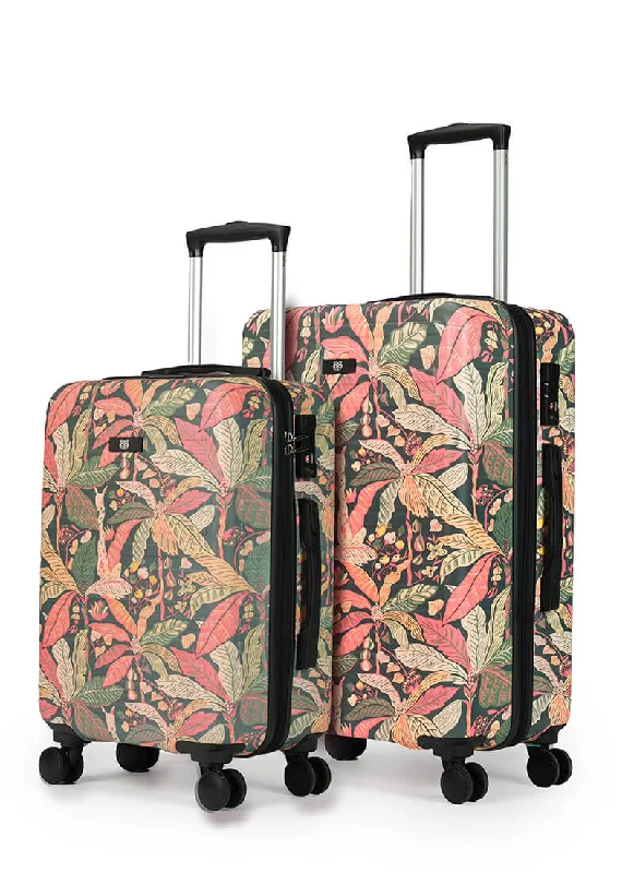 Travel suitcase for group trips-Chumbak for Assembly Combo | Palm Springs | Cabin+Medium Hard Luggage