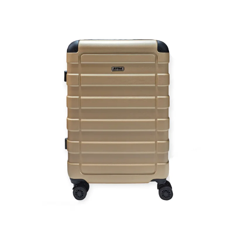 Suitcase for winter trips-Classic Collection Luggage Gold (20/26/30") Suitcase Lock Spinner