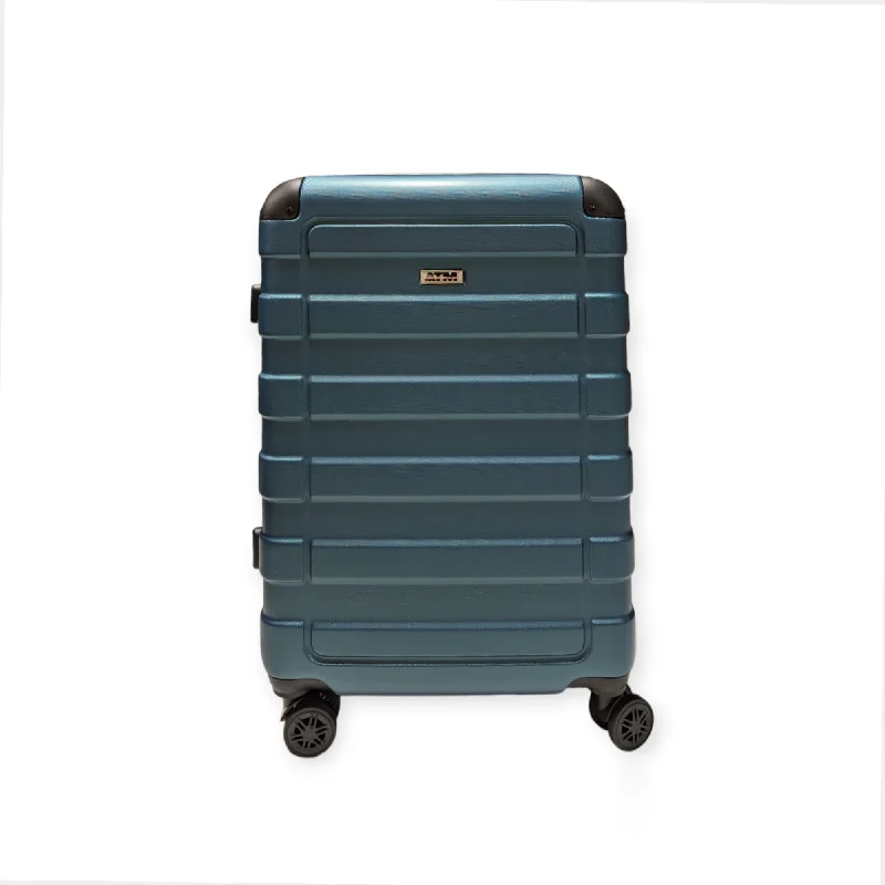 Compact travel suitcase-Classic Collection Luggage Turquoise (20/26/30") Suitcase Lock Spinner