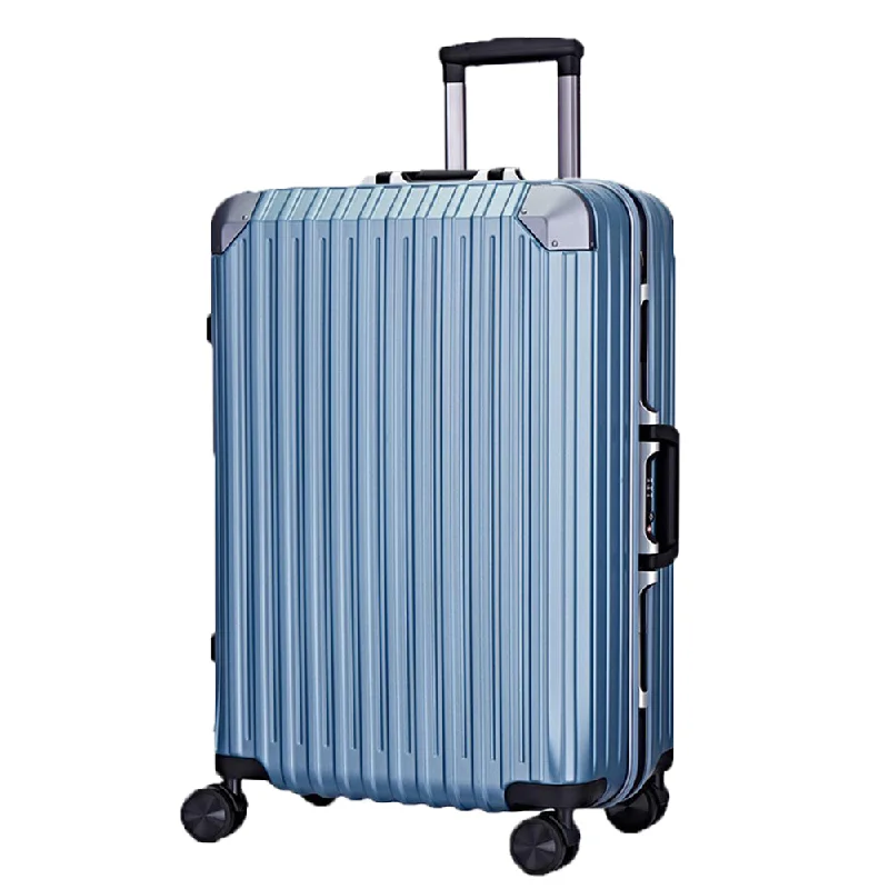 Small suitcase for kids-Claxton Aluminium Frame Medium Spinner Luggage 24"