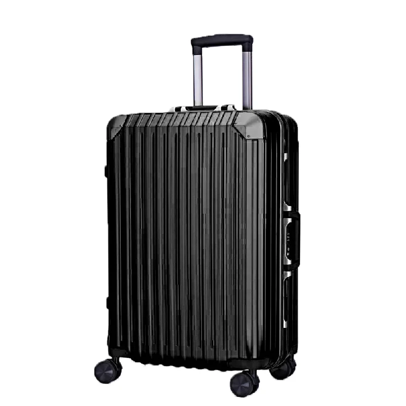 Suitcase with hidden compartment-Claxton Aluminium Frame Small Spinner Luggage 20"