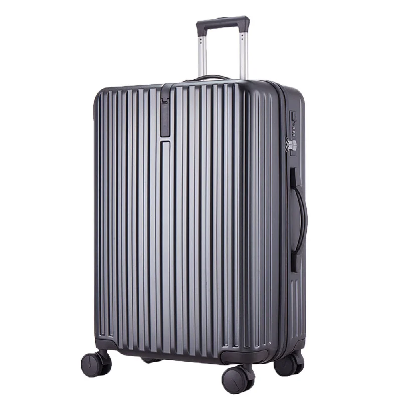 Suitcase for city breaks-Claxton Structured Zipper Spinner Luggage with Bag Hook 28" Large