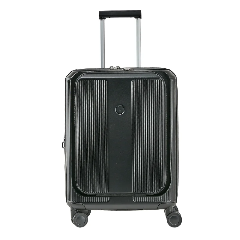 Anti-theft suitcase for kids-Conwood Odyssey Polycarbonate 20" Carry On Luggage With Front Access Opening