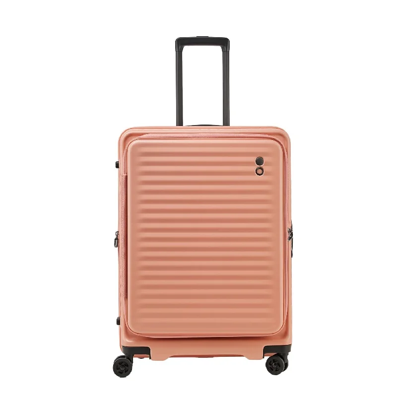 Suitcase for alpine travel-Echolac Celestra 24" Medium Upright Luggage With Front Access Opening (SA)