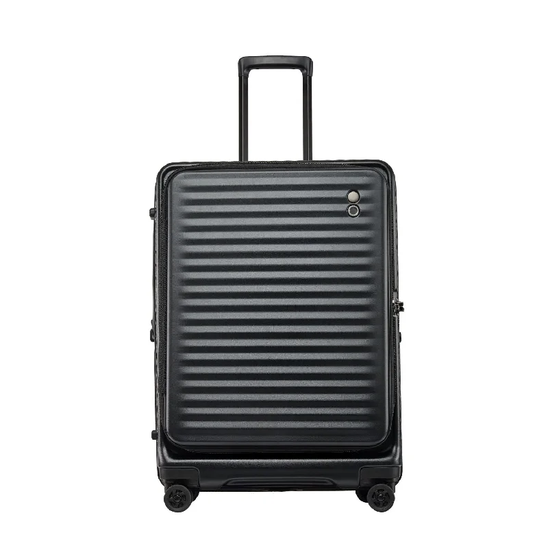 Affordable suitcase for boys-Echolac Celestra 28" Large Luggage Expandable Spinner With Front Access Opening