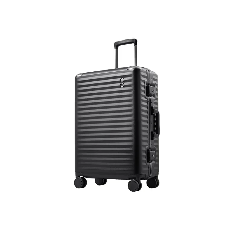 Suitcase for road vacations-Echolac Celestra Aluminium Frame 20" Carry On Luggage with Silent Spinner Wheels