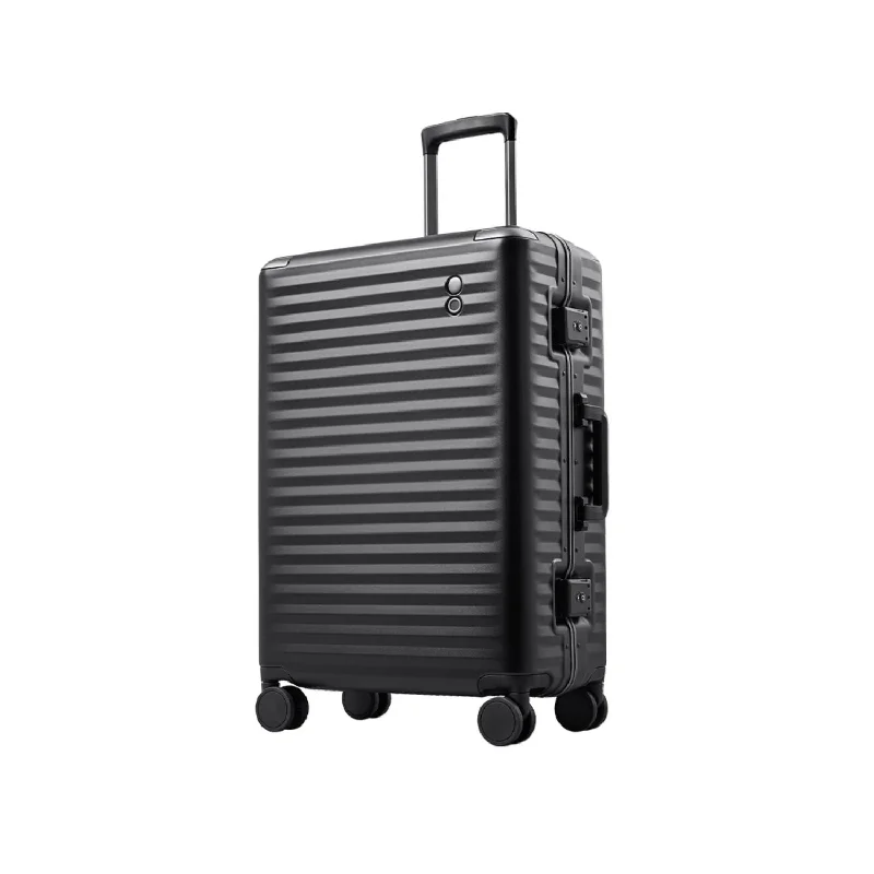 Compact suitcase for teens-Echolac Celestra Aluminium Frame 24" Medium Luggage with Silent Spinner Wheels