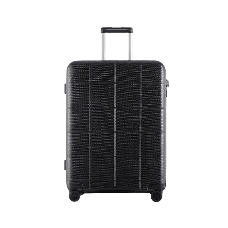 Lightweight suitcase for families-Echolac Square Pro 28" Upright Large Luggage with Super Silent Spinner Wheels