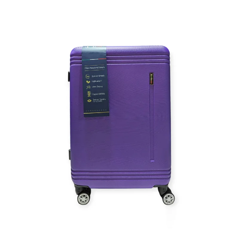 Suitcase for kids-Elegant Collection Purple Luggage (Beauty case /20/26/28/30") Suitcase Lock Spinner