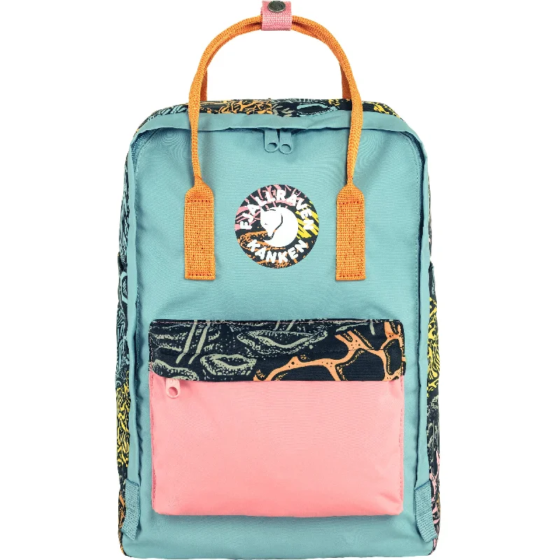 Backpacks with bold colors-Fjallraven Kanken Art Plus Backpack - Woodlands