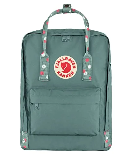 Backpacks with foldable design-Fjallraven - Kanken - Frost Green/Confetti Pattern - OS