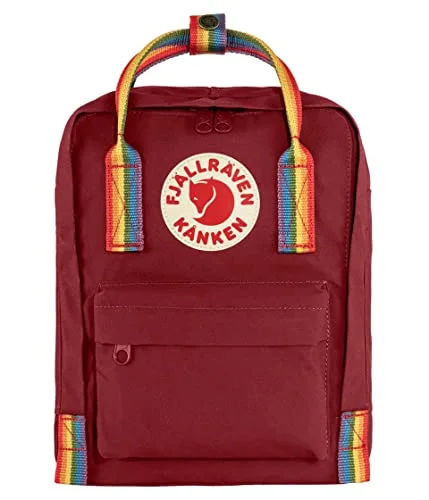 Backpacks for carry-on luggage-Fjallraven - Kanken Rainbow Mini Backpack - Rainbow Pattern - OS