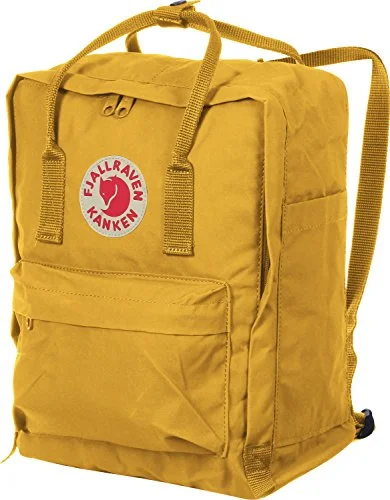 Backpacks with lockable zippers-Fjallraven - Kanken Backpack - Ochre, Yellow