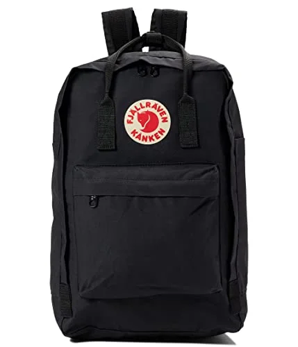 Backpacks for rainy days-Fjallraven - Kanken Laptop Backpack - 17" - Black