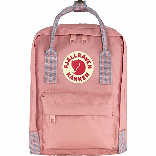 Backpacks for extreme weather-Fjallraven - Kanken Mini Backpack - Pink/Long Stripes