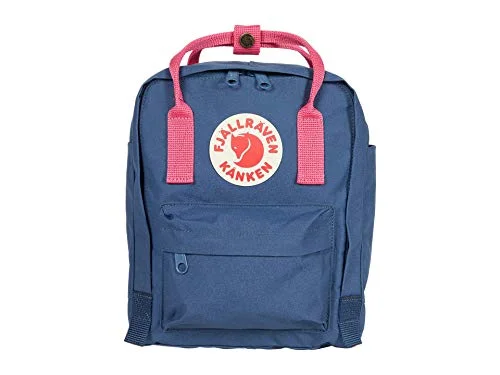 Backpacks for small kids-Fjallraven - Kanken Mini Backpack - Royal Blue/Flamingo Pink