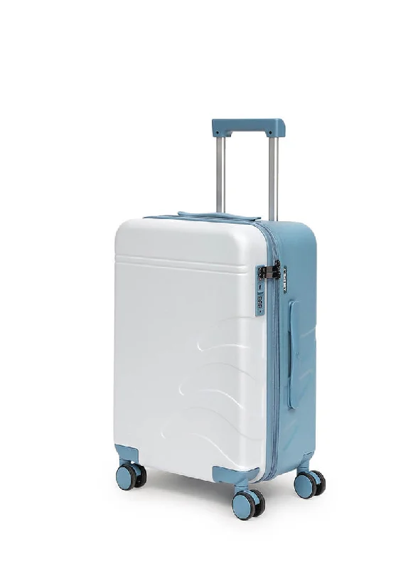 Large capacity suitcase-Flowe | Blue | Cabin Hard Luggage