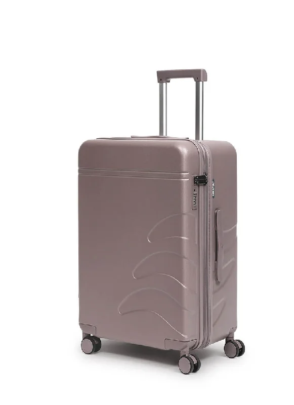 Suitcase for short trips-Flowe | Brown | Medium Hard Luggage