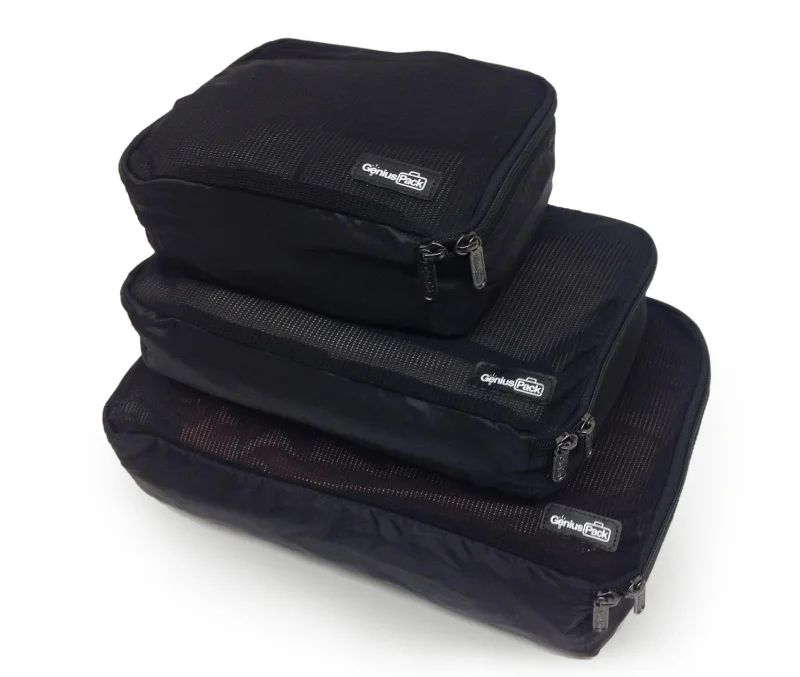 Durable suitcase for kids-3 Piece Packing Cube Set