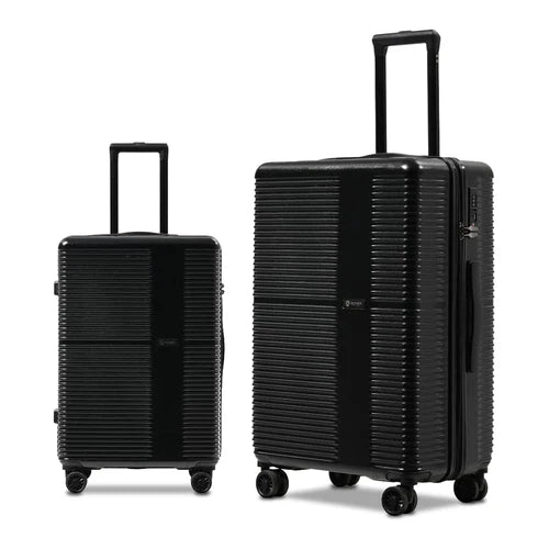 Trendy suitcase-Ginza Travel Hardside Trolley Spinner Luggage 2 Pcs Set (20"/28")